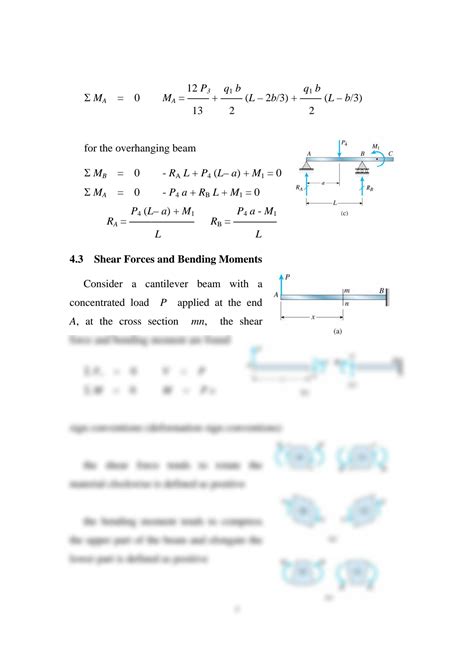 Solution Shear Forces And Bending Moments Studypool