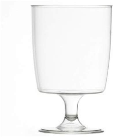 One Piece Disposable Plastic Wine Glasses 200ml Pack Of 50 On Onbuy