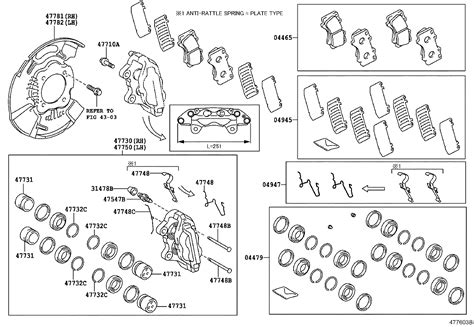 04465 0K340 Pad Kit Disc Brake Front Toyota YoshiParts