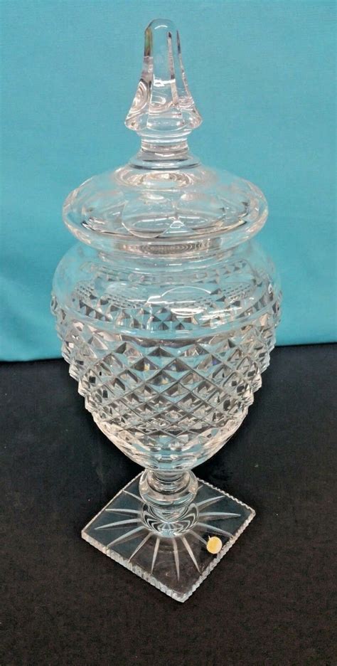 Elegant Vintage West Germany Crystal Jar Decanter Cut Etsy Norway