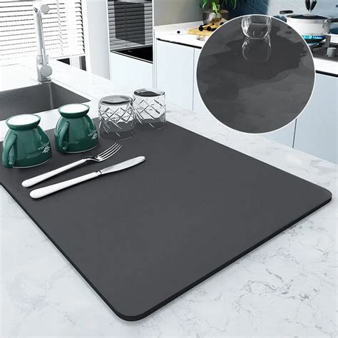 Alfombrilla Superabsorbente Para Cocina Tapete De Secado De Platos De