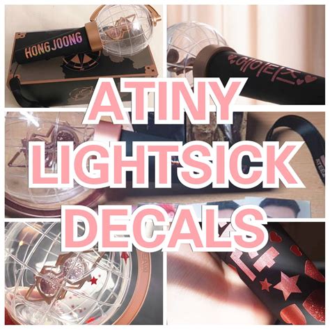 ATEEZ ATINY Hangul LIGHTSTICK Decals Light Stick Stickers Etsy