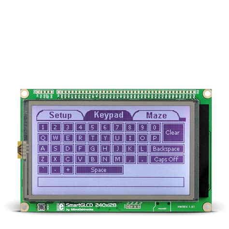 Smartglcd X Pic Development Board With Glcd Touch Screen