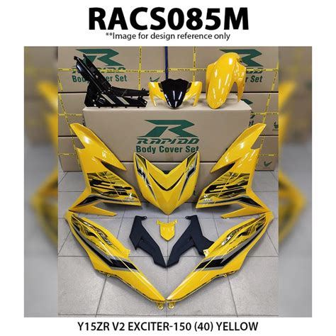 YAMAHA Y15 Y15ZR V2 EXCITER RC RAPIDO BODY COVERSET STANDARD STICKER