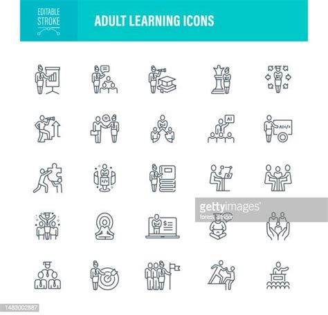 Adult Learning Icons Photos And Premium High Res Pictures Getty Images