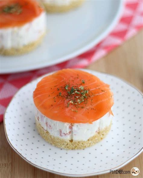 CHEESECAKES SAUMON Une entrée bien fraîche pour Noël grâce à ces