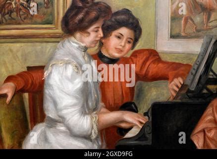 Deux Jeunes Filles Au Piano Par Auguste Renoir 1892 La Peinture