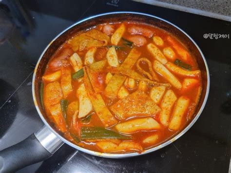 즉석 떡볶이 황금레시피 소스 맛있는 초간단 쌀떡볶이 만들기 분식 레시피 A8