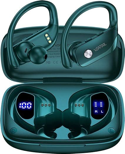 Bmanl Wireless Earbuds Bluetooth Headphones 48hrs Play Back Sport