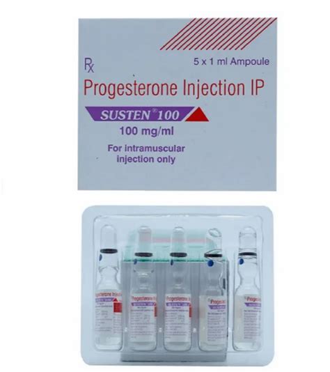 Progesterone 100 Mg Injection Packaging Size 2 Ml At ₹ 500piece In