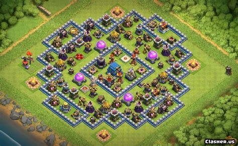 Town Hall 12 TH12 Trophy Farm Base V350 With Link 11 2019