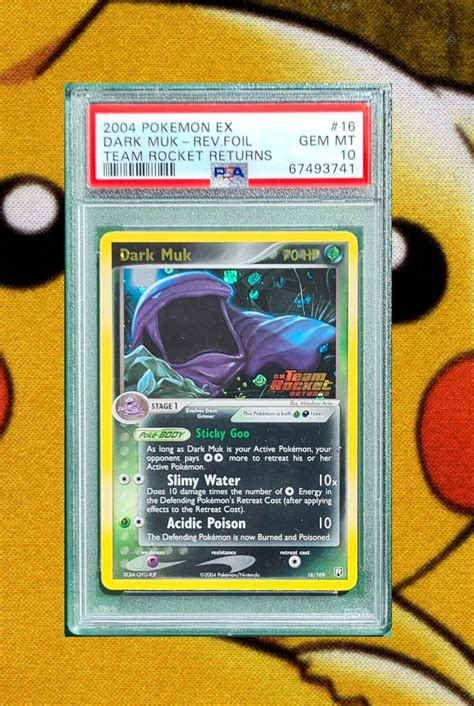 Dark Muk 2004 EX Team Rocket Returns 016 109 Reverse Holo Price Guide