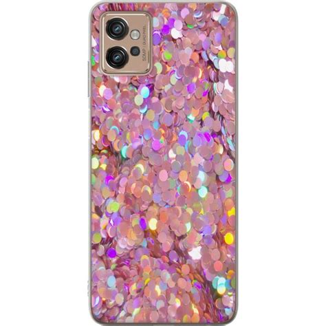 Motorola Moto G Gjennomsiktig Telefondeksel Glitter Teknikkdeler No