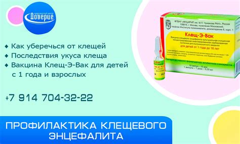 Профилактика клещевого энцефалита | Медицинский центр Доверие