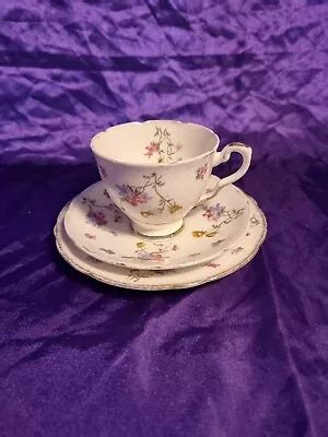 Royal Stafford Bone China Tea Set Pips Trip