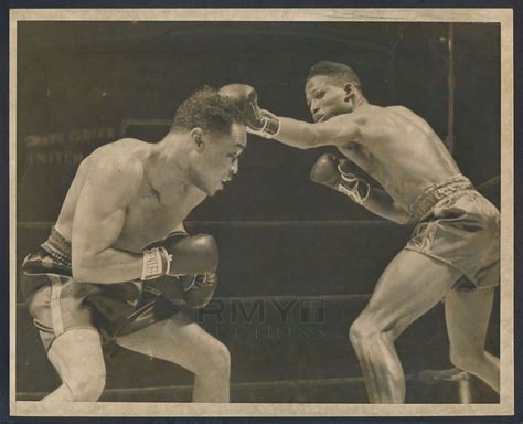 Lot Sugar Ray Robinson Battles Henry Armstrong Unique