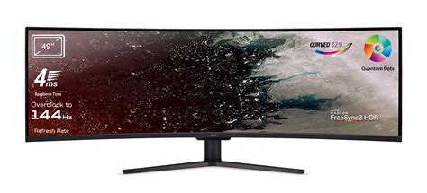 Acer Nitro EI491CRPbmiiipx 49 Inch Double Full HD Ultra Wide Curved