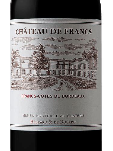 1990 Château de Francs Francs Côtes de Bordeaux Vivino US