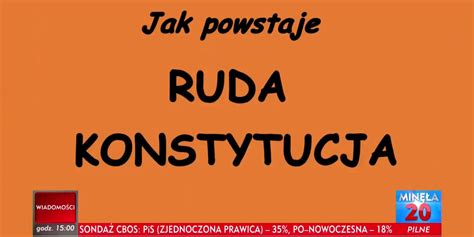 Skandaliczny Film W TVP Info Jak Powstaje Ruda Konstytucja