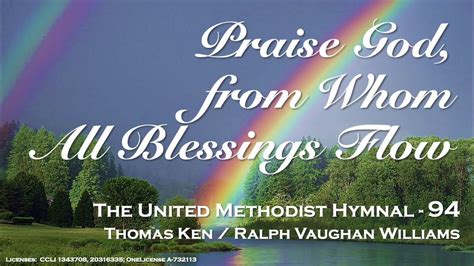 Praise God From Whom All Blessings Flow Umh 94 Feb 7 2021