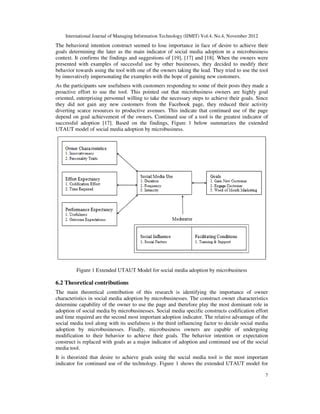 Extending Utaut To Explain Social Media Adoption By Microbusinesses Pdf