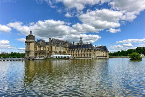 Chateau de Chantilly, historic chateau located in the town of Chantilly ...