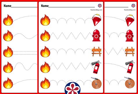 Fire Safety Themed Worksheets And Activities Buylapbook