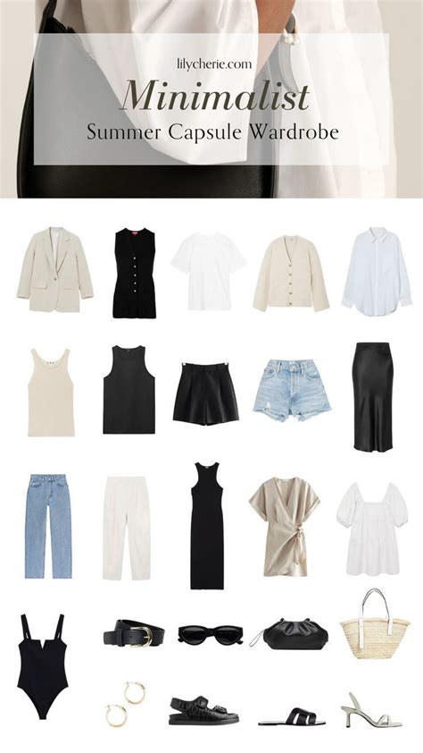 Minimalist Capsule Wardrobe Summer In Summer Capsule