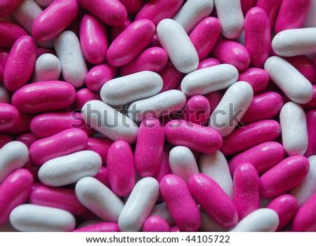 Pink And White Candies Stock Photo 44105722 : Shutterstock