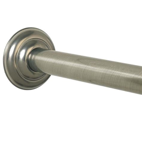 Style Selections 41-72-in Brushed nickel Adjustable Single Shower ...