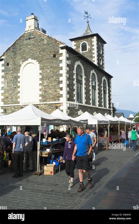 Keswick street market stalls hi-res stock photography and images - Alamy