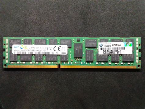 【やや傷や汚れあり】samsung製 Pc3l 10600r Ddr3l 1333 8gb Ddr3 Sdram 240pin