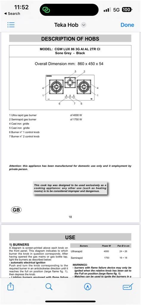 Teka Ceramic Gas Hob Cgw Lux G Ai Al Tr Ci Black Tv Home