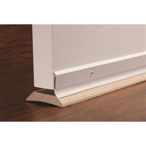 M D 3 Ft X 2 In White Door Sweep Aluminumvinyl Door Weatherstrip In