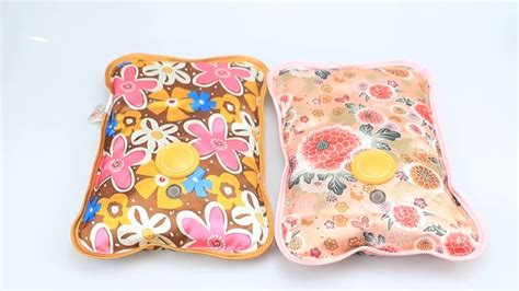 Electric Rechargeable Hot Compress Electrothermal Water Bag Glossy Thermal Heating Pad