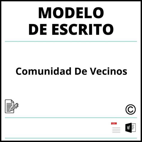 Modelo Escrito Disolucion Comunidad De Bienes