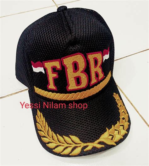 Topi FBR List Merah Padi Kapas Lazada Indonesia