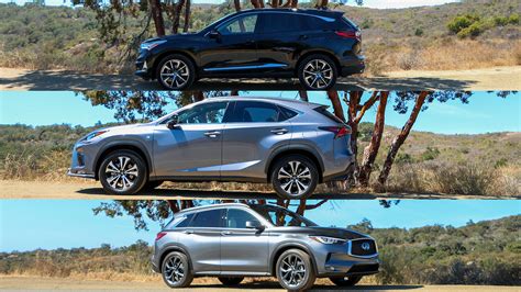 Acura Rdx Vs Infiniti Qx Vs Lexus Nx Suv Shoot Out Honda