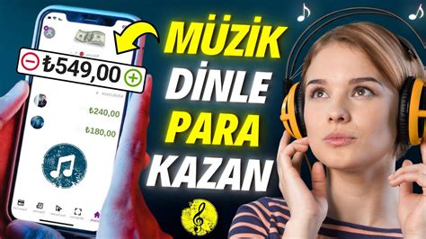 HIZLI OL MÜZİK DİNLEYEREK Her Dakika PARA KAZANDIRAN UYGULAMA