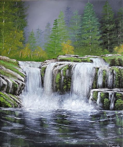 Catherine GRENOUILLAT Peintures Cascades En 2020 Peinture Paysage