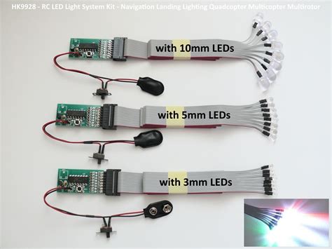 RC LED Light System Kit Navigation Lighting Quadcopter Etsy