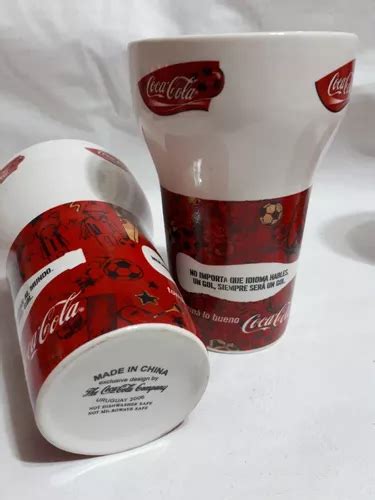 Coca Cola Coleccion De Vasos Uruguay Ceramica Excelent En Venta