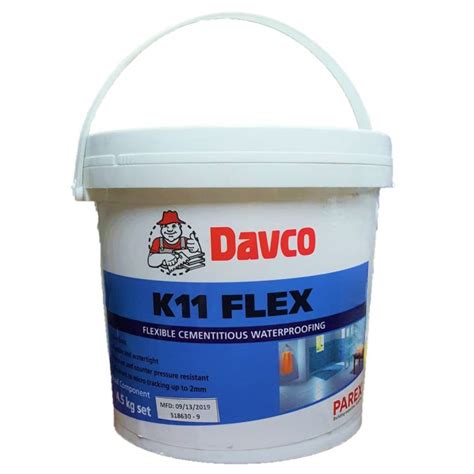 DAVCO K11 Flex Waterproofing Membrane 4 5kg Set Lazada PH