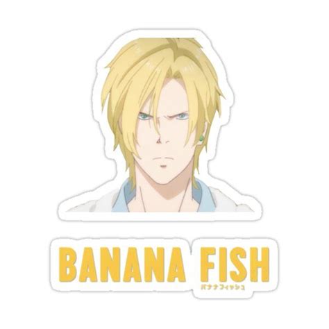 BANANA FISH Sticker For Sale By Genre245 Stickers Anime Stickers