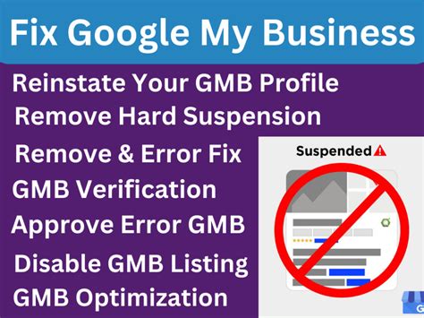 Reinstate And Fix Suspended Google My Business Restore A Disabled GMB