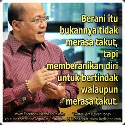 Kata Kata Motivasi Belajar Mario Teguh