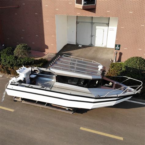 7 5m 25FT New Cheap Sports Aluminum Rowing Boat Fishing Vessel Yacht