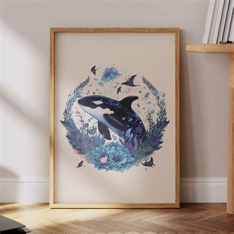 Whimsical Whale Art Etsy