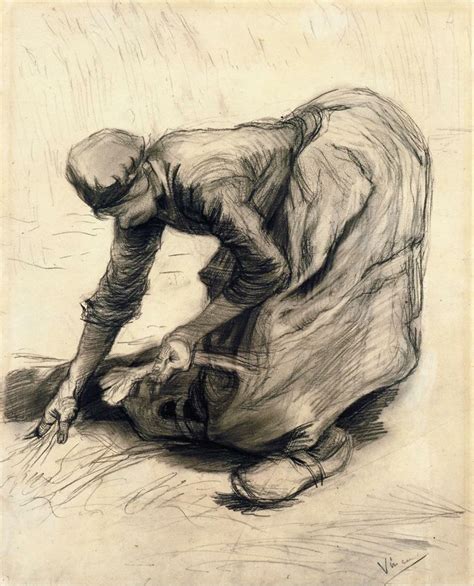 Vincent Van Gogh On Twitter Peasant Woman Gleaning 1885 Realism