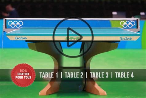 Comment Regarder Gratuitement Le Tennis De Table Aux Jeux Olympiques